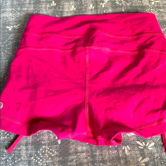 Bright pink lululemon shorts - Picture 2 of 2